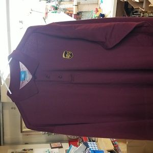 UPS  United Parcel Service Vintage XL Men's Long sleeve polo shirt